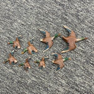 Vintage 1941 Flying Mallards set of 8